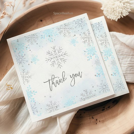 Serviette En Papier Baby Shower d'Hiver Il Fait Froid Dehors