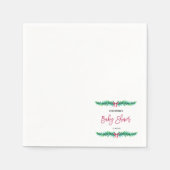 Serviette En Papier Baby shower d'hiver Noël (Devant)