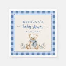 Baby shower d'hiver Russe En vichy Teddy Bear