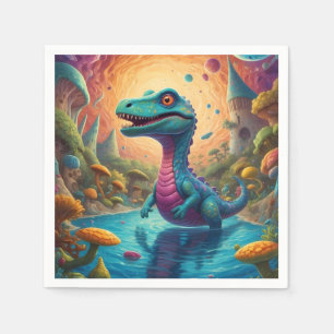 Serviette En Papier Baby shower Dino-Mite