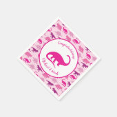 Serviette En Papier Baby shower Dinosaur (Coin)