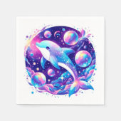 Serviette En Papier Baby shower Dolphin amusant (Devant)
