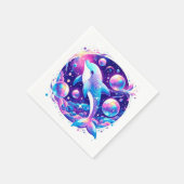 Serviette En Papier Baby shower Dolphin amusant (Coin)