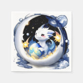 Serviette En Papier Baby shower Dragon À Thème Imaginaire (Devant)