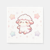 Serviette En Papier Baby shower du mouton de Boho (Devant)