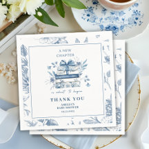 Baby-Shower « Dusty Blue Chinoiserie Nouveau chapi