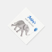 Serviette En Papier Baby shower Eléphant Bébé Cute (Coin)