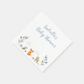 Serviette En Papier Baby shower en bois (Coin)