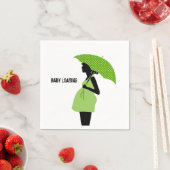 Serviette En Papier Baby shower enceinte (En situation)