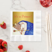 Serviette En Papier Baby shower Ethnic Royal Prince (En situation)
