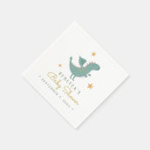 Serviette En Papier Baby shower Fairytale Cute Dragon (Coin)