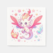Serviette En Papier Baby shower Fairytale Fiery (Devant)