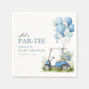 Serviette En Papier Baby Shower Fête Par-tee Garçon Golf