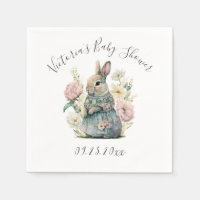 Baby shower fille lapin lapin