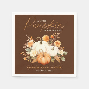 Serviette En Papier Baby Shower Fleuriste Bohème Botanique Petite Citr
