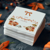 Serviette En Papier Baby shower floral de Little Citrouille Fall