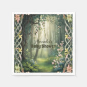 Serviette En Papier Baby shower forestier Whimsical (Devant)