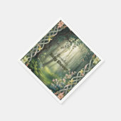 Serviette En Papier Baby shower forestier Whimsical (Coin)