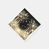 Serviette En Papier Baby shower Forêt Enchantée Magique (Coin)