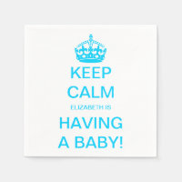 Baby shower Garçon bleu vintage