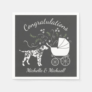 Serviette En Papier Baby shower Goldendoodle Dog sans sexe