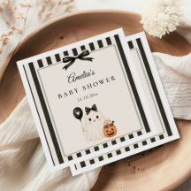 Baby Shower Halloween Bébé Fantôme Mignon