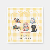 Serviette En Papier Baby Shower Halloween Patchwork Cosy (Devant)