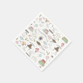 Serviette En Papier Baby shower Harry Potter simple (Coin)