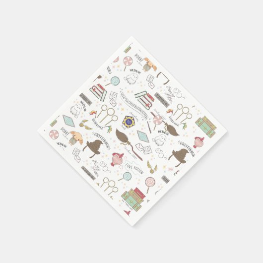 Serviette En Papier Baby shower Harry Potter simple (Coin)