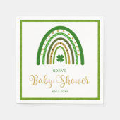 Serviette En Papier Baby shower irlandais Rainbow St. Patrick (Devant)