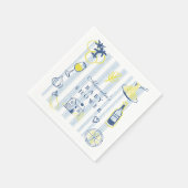 Serviette En Papier Baby shower italien Ciao Bambino (Coin)
