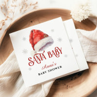 Baby shower Jolly Santa Hat