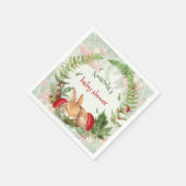 Serviette En Papier Baby shower lapin Whimsical (Coin)