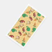 Serviette En Papier Baby shower Légume souriant (Coin)