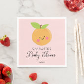 Serviette En Papier Baby shower Little Cutie (En situation)