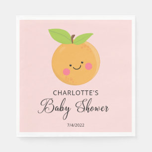 Serviette En Papier Baby shower Little Cutie