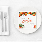 Serviette En Papier Baby shower Little Cutie