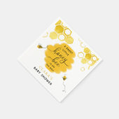 Serviette En Papier Baby shower Little Honey Bee (Coin)
