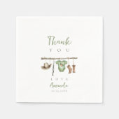 Serviette En Papier Baby shower Little Hunter (Devant)