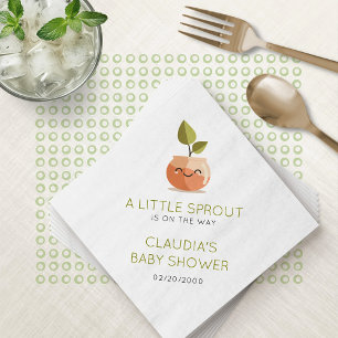 Serviette En Papier Baby shower Little Sprout