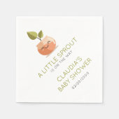Serviette En Papier Baby shower Little Sprout (Devant)