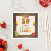 Serviette En Papier Baby shower Luau Papier serviettes (En situation)