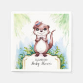 Serviette En Papier Baby shower Magique Otter (Devant)