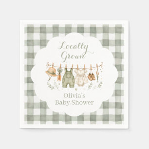 Serviette En Papier Baby Shower marché de producteurs locaux