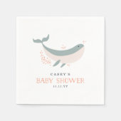 Serviette En Papier Baby shower Marine Life (Devant)