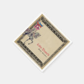 Serviette En Papier Baby Shower Médiéval Chevalier de la Renaissance F (Coin)