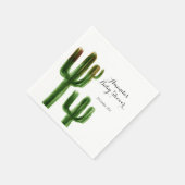 Serviette En Papier Baby shower Mexicain Cactus Papier de  (Coin)
