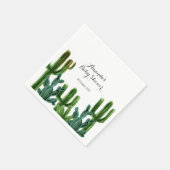 Serviette En Papier Baby shower Mexicain Cactus Papier de  (Coin)