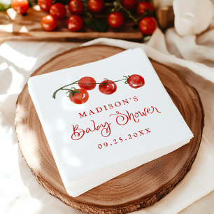 Serviette En Papier Baby Shower Mignon Petit Tomate