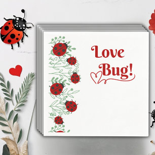Serviette En Papier Baby shower minimaliste Love Bug